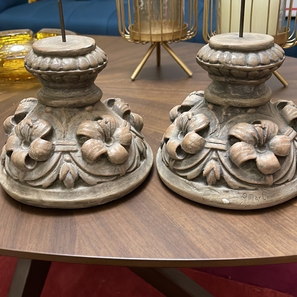 Marco Vintage original candle holders set of two like new.